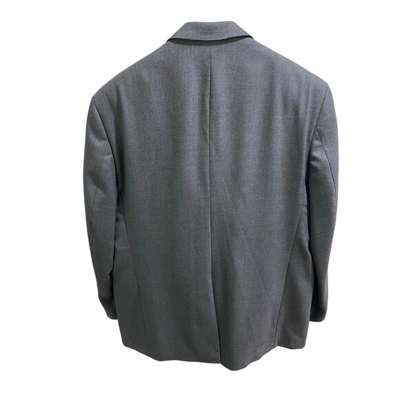 Ralph Lauren 3 Piece Suit 46L Gray Wool Jacket Vest Pants 36x34 Made canda - Picture 4 of 16